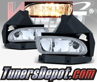 WINJET® OEM Style Fog Light Kit (Clear) - 99-04 Ford Mustang (New Install Only)