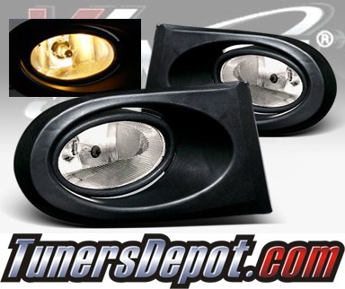 WINJET® OEM Style Fog Light Kit (Smoke)- 02-04 Acura RSX RS-X