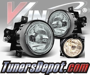 WINJET® OEM Style Fog Light Kit (Smoke) - 05-06 Honda Element