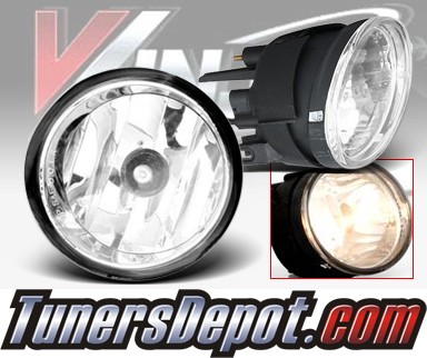 WINJET® OEM Style Fog Light Kit (Smoke) - 05-07 Nissan Armada (OEM Replacement Only)