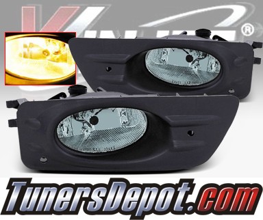 WINJET® OEM Style Fog Light Kit (Smoke) - 06-07 Honda Accord 4dr