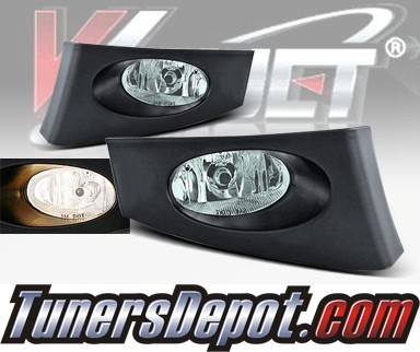 WINJET® OEM Style Fog Light Kit (Smoke) - 06-08 Honda Fit