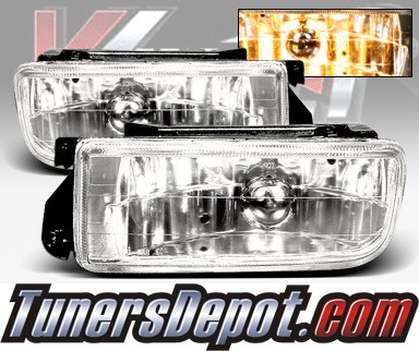 WINJET® OEM Style Fog Light Kit (Smoke) - 92-98 BMW 325is E36 3 Series (OEM Replacement Only)