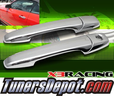 X3® Chrome Door Handle Covers - 05-09 Ford Mustang