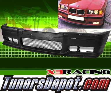 X3® M3 Style Front Bumper - 94-95 BMW 325i 2dr Convertible E36