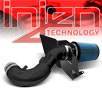 Injen® Power-Flow Cold Air Intake (Wrinkle Black) - 05-06 Ford Mustang 4.0L V6 (w/ Heat Shield)