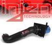 Injen® Power-Flow Cold Air Intake (Wrinkle Black) - 09-10 Ford F-150 F150 4.6L V8 (3v) (w/ Heat Shield)