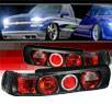 Sonar® Altezza Tail Lights (Black) - 90-93 Acura Integra 2dr. Coupe