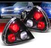 Sonar® Altezza Tail Lights (Black) - 99-02 Mitsubishi Mirage