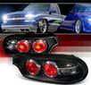 Sonar® Altezza Tail Lights (Black) - 93-98 Mazda RX7 RX-7