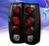 Sonar® Altezza Tail Lights (Black) - 99-00 Cadillac Escalade