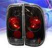 Sonar® Altezza Tail Lights (Black) - 99-07 Ford F550 F-550 Super Duty