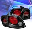 Sonar® Altezza Tail Lights (Black) - 96-97 Honda Accord 