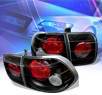 Sonar® Altezza Tail Lights (Black) - 99-00 Honda Civic 4dr.