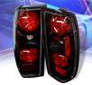 Sonar® Altezza Tail Lights (Black) - 98-04 Nissan Frontier