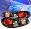Sonar® Altezza Tail Lights (Black) - 98-02 Toyota Corolla