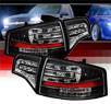 Sonar® LED Tail Lights (Black) - 06-08 Audi A4 4dr (Gen 2)