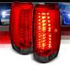 Sonar® LED Tail Lights (Red/Smoke) - 07-14 Chevy Avalanche