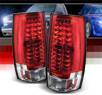 Sonar® LED Tail Lights (Red/Clear) - 07-12 GMC Yukon (Incl. XL/Denali)