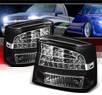 Sonar® LED Tail Lights (Black) - 09-10 Dodge Charger