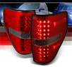 Sonar® LED Tail Lights (Red/Smoke) - 09-14 Ford F-150 F150
