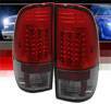 Sonar® LED Tail Lights (Red/Smoke) - 08-13 Ford F-350 F350 (Gen 2)