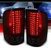 Sonar® LED Tail Lights (Red/Smoke) - 07-13 GMC Sierra