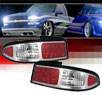 Sonar® LED Tail Lights (Chrome) - 95-98 Nissan 240SX