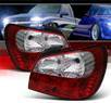 Sonar® LED Tail Lights (Red/Clear) - 02-03 Subaru Impreza
