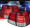 Sonar® LED Tail Lights (Red/Clear) - 08-11 Toyota Land Cruiser