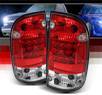 Sonar® LED Tail Lights (Red/Clear) - 01-04 Toyota Tacoma