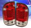 Sonar® LED Tail Lights (Red⁄Clear) - 95-00 Toyota Tacoma