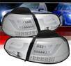 Sonar® LED Tail Lights (Chrome) - 10-12 VW Volkswagen Golf (Incl. GTI) (Gen 2)
