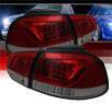 Sonar® LED Tail Lights (Red/Smoke) - 10-12 VW Volkswagen Golf (Incl. GTI)