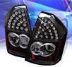 Sonar® LED Tail Lights (Black) - 05-07 Chrysler 300C