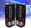 Sonar® LED Tail Lights (Black) - 85-05 GMC Safari Van