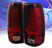 Sonar® LED Tail Lights (Red/Clear) - 2007 Chevy Silverado Classic