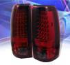 Sonar® LED Tail Lights (Red/Smoke) - 2007 GMC Sierra Classic