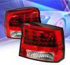 Sonar® LED Tail Lights (Red/Clear) - 06-08 Dodge Charger