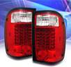 Sonar® LED Tail Lights (Red⁄Clear) - 98-00 Ford Ranger