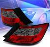 Sonar® LED Tail Lights (Red/Smoke) - 06-10 Honda Civic 2dr.