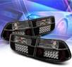 Sonar® LED Tail Lights (Black) - 96-00 Honda Civic 2dr.
