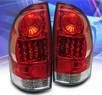 Sonar® LED Tail Lights (Red/Clear) - 05-15 Toyota Tacoma