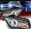 Sonar® LED Halo Projector Headlights (Chrome) - 10-12 Ford Mustang (w/o Stock HID)