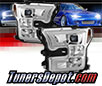 Sonar® Light Bar DRL Projector Headlights (Chrome) - 15-17 Ford F150 F-150