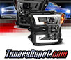 Sonar® Light Bar DRL Projector Headlights (Smoke) - 15-17 Ford F150 F-150