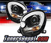 Sonar® Light Bar DRL Projector Headlights (Black) - 11-15 Mini Cooper Countryman
