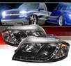 Sonar® DRL LED Projector Headlights (Black) - 06-08 Audi A3
