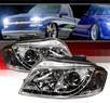 Sonar® DRL LED Projector Headlights - 06-08 Audi A3