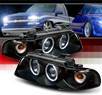 Sonar® Halo Projector Headlights (Black) - 00-01 Audi S4